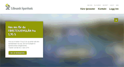 Desktop Screenshot of lillesands-sparebank.no