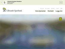 Tablet Screenshot of lillesands-sparebank.no